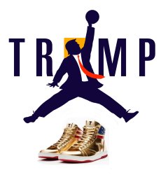 Air Trump Gold High Top Sneakers Meme Meme Template