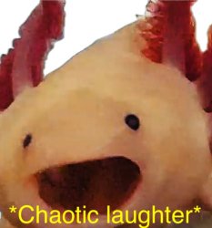 Chaotic axolotl Meme Template