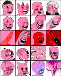 Pink Wojack Collection Meme Template