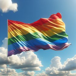 Mega LGBTQ flag Meme Template