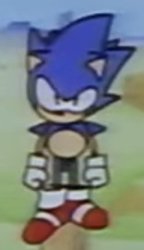 Toei Sonic Stare Meme Template