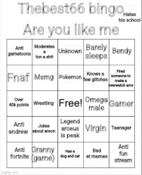 Thebest66 bingo v 1 Meme Template