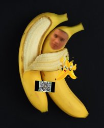 Asian Banana Man (Banana Luck) Meme Template