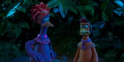 Molly asking “wait what’s a death wish?” Scene from chicken run Meme Template