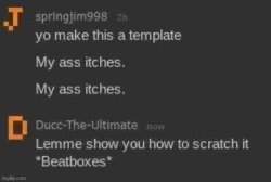 Jim and Ducc memechat Meme Template