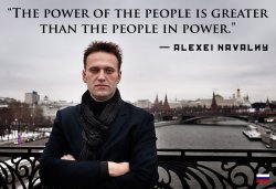 Alexei Navalny Quote The Power of the People Meme Meme Template