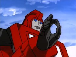 Transformers (G1) Ironhide OK Sign Meme Template