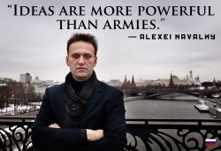 Alexei Navalny Quote Ideas Are More Powerful Than Armies Meme Meme Template