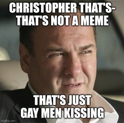 Christopher that's not a meme Meme Template