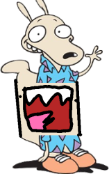 Rocko is mouth creepypasta Meme Template