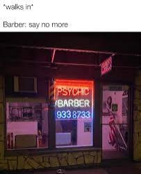 Psychic Barber Meme Template