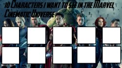 Characters that should be in the MCU Meme Template