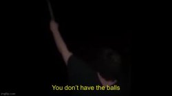 You don’t have the balls Meme Template