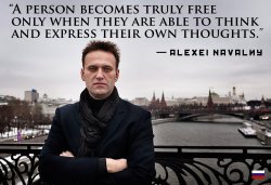 Alexei Navalny Quote A Person Becomes Truly Free Meme Meme Template