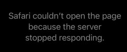 Safari server fail Meme Template