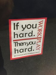 If you hard. Then you hard. Meme Template