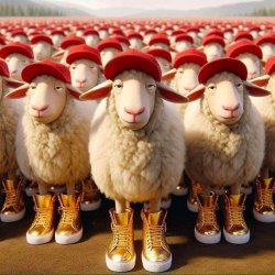Trump Sheeple Golden Sneakers MAGA hat JPP Meme Template