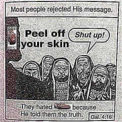 Peel off your skin Meme Template
