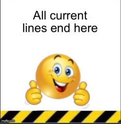 No lines Meme Template
