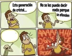 generacion de cristal Meme Template