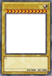 Yu-Gi-Oh! carta Meme Template