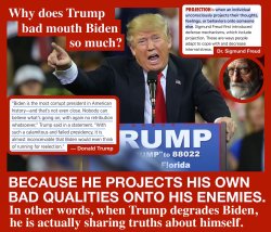 Why Does Trump Bad Mouth Biden So Much Sigmund Freud Meme Meme Template