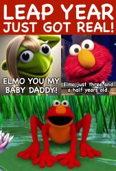 Elmo Leap Year Meme Meme Template