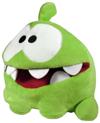 Om Nom Plush Meme Template