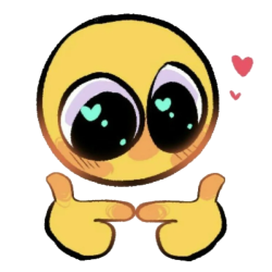 Cute Emoji Pointing Fingers Meme Template