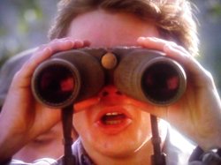 Carl with Binoculars Meme Template
