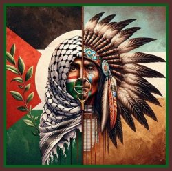 Free Palestinian Free Native Lives Meme Template