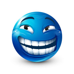 troll blue emoji Meme Template