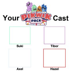 Pikwik Pack Cast Meme Template