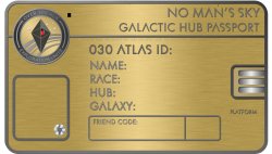 No Man's Sky Passport Meme Template