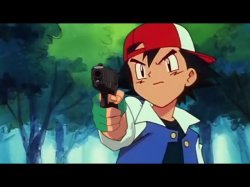 Ash with a gun Meme Template