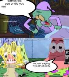 Spongebob Hypothetically Meme Template
