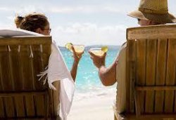 Young Couple On Beach Margarita Meme Template