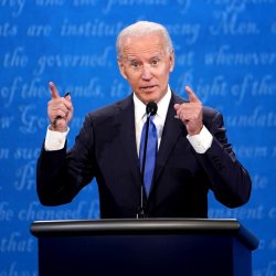 Biden hands finger measurement Meme Template