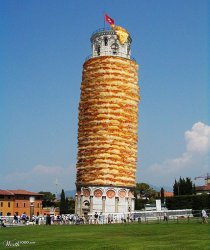 Leaning Tower Of Pizza Meme Template