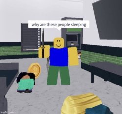 Why are these people sleeping Meme Template