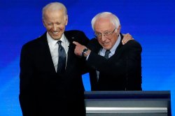 BIDEN and BERNIE Meme Template