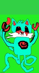 cyan cat og Meme Template