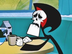 grim from billy and mandy Meme Template
