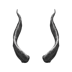 Transparent background demon animal horns Meme Template