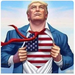 Trump Superhero Meme Template
