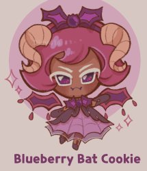 Blueberry Bat Cookie Fanchild Meme Template