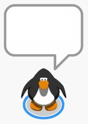 Club Penguin Chat Bubble Meme Template