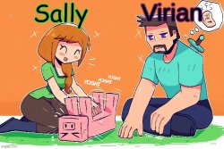 Virian and Sally shared temp Meme Template