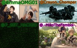 Emma, crayon, hacked, and miko shared template Meme Template