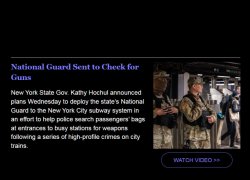 NYC NATL GUARD GUN CONFISCATION Meme Template